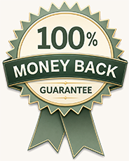 100% Money Back Guarantee